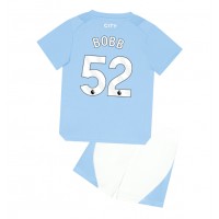 Camisa de time de futebol Manchester City Oscar Bobb #52 Replicas 1º Equipamento Infantil 2023-24 Manga Curta (+ Calças curtas)